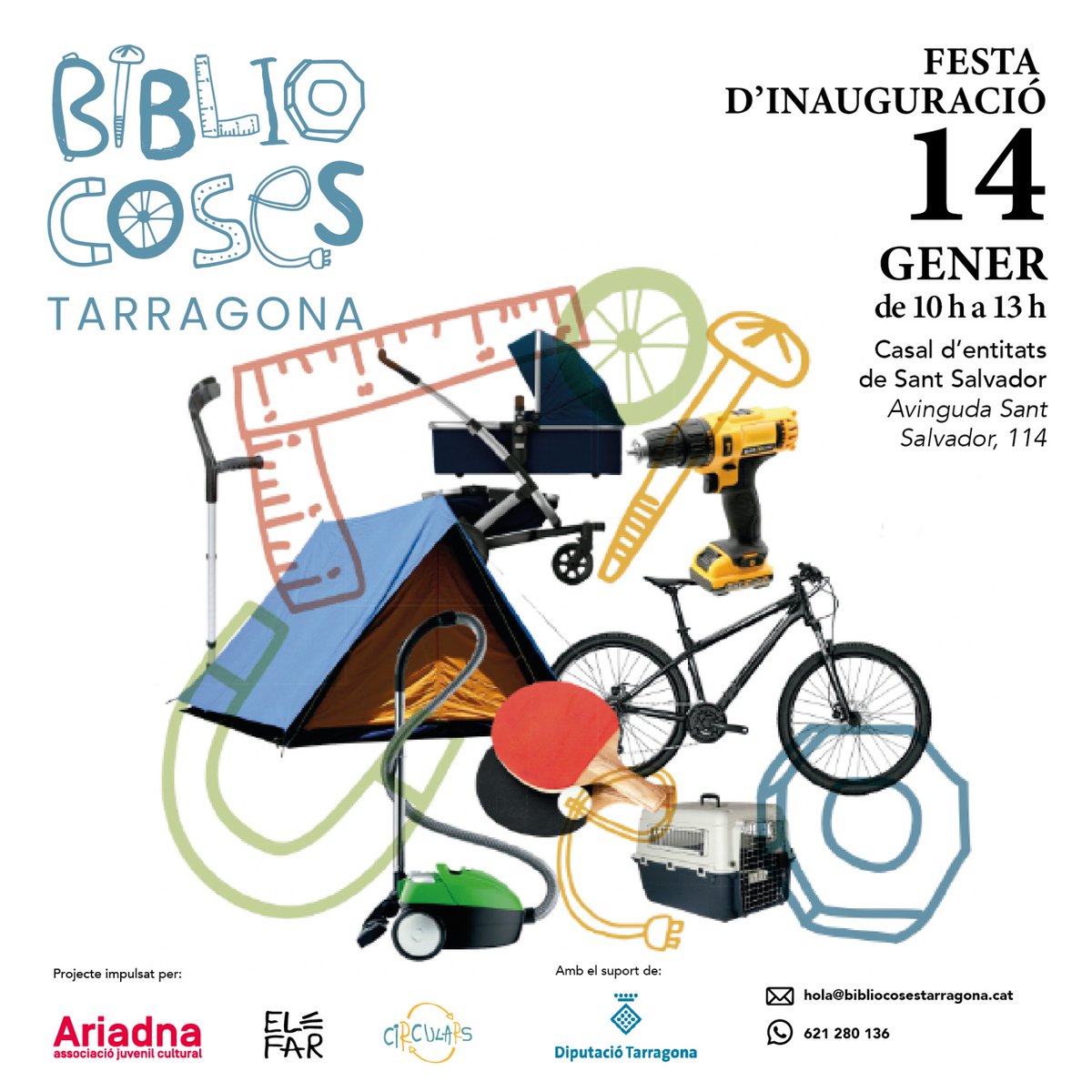 Inauguració de la Biblioteca de les Coses Tarragona Jove