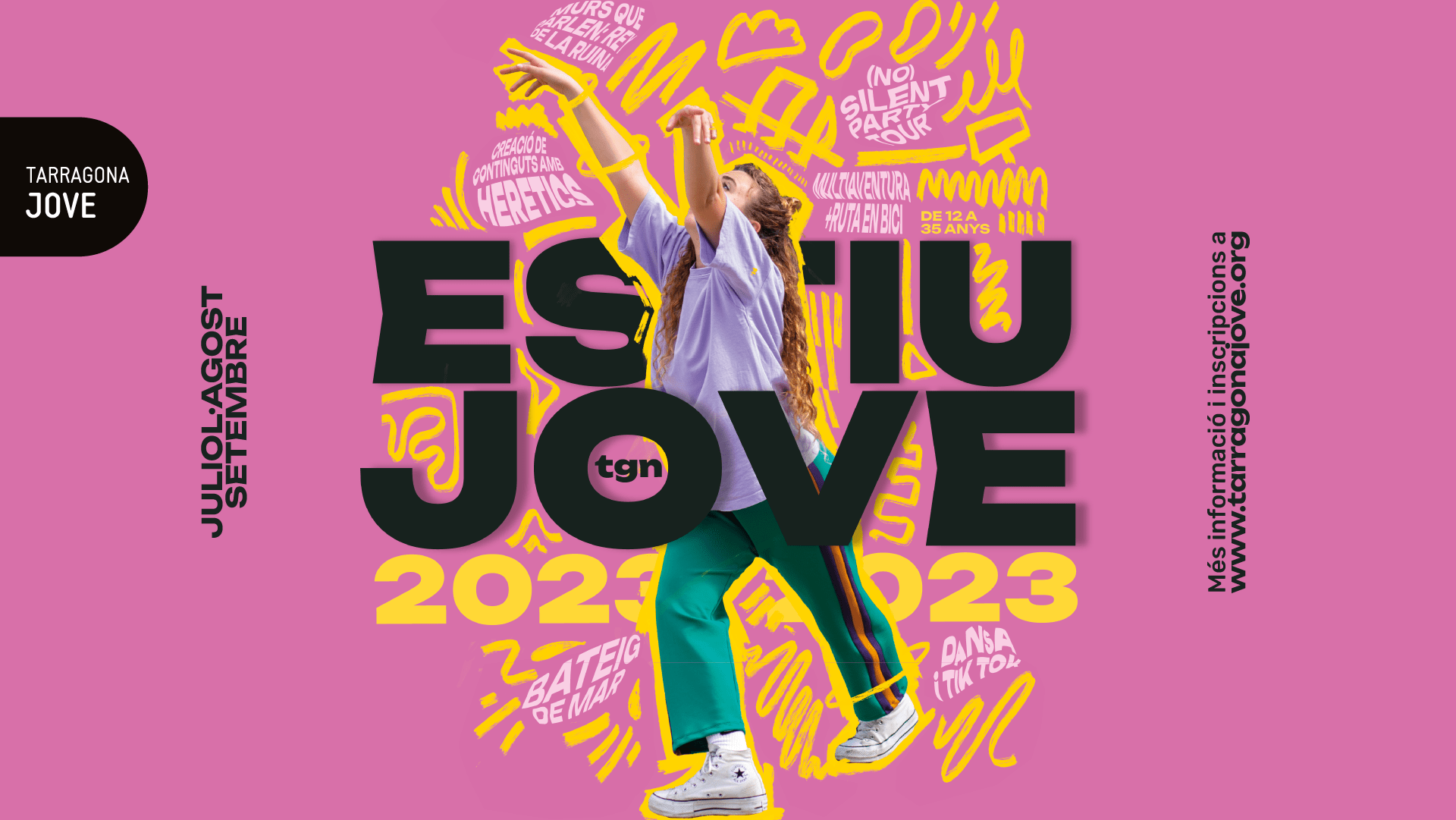 Dilluns 26 de juny comença la programació Estiu Jove 2023, amb més de